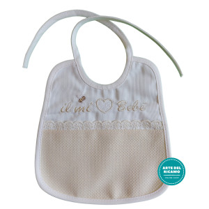 Baby Bib - Cream - My Baby